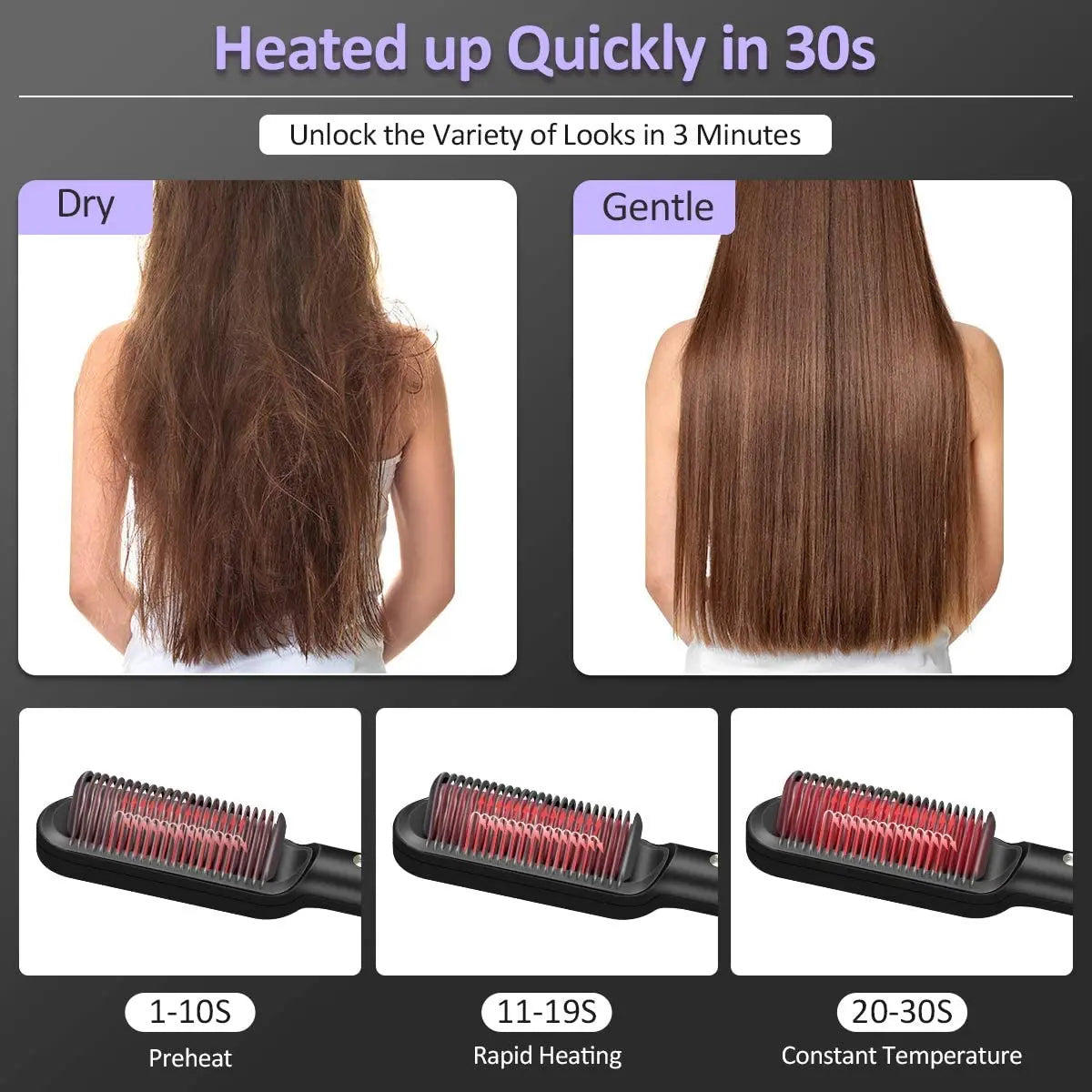 Hair Straightener Brush™