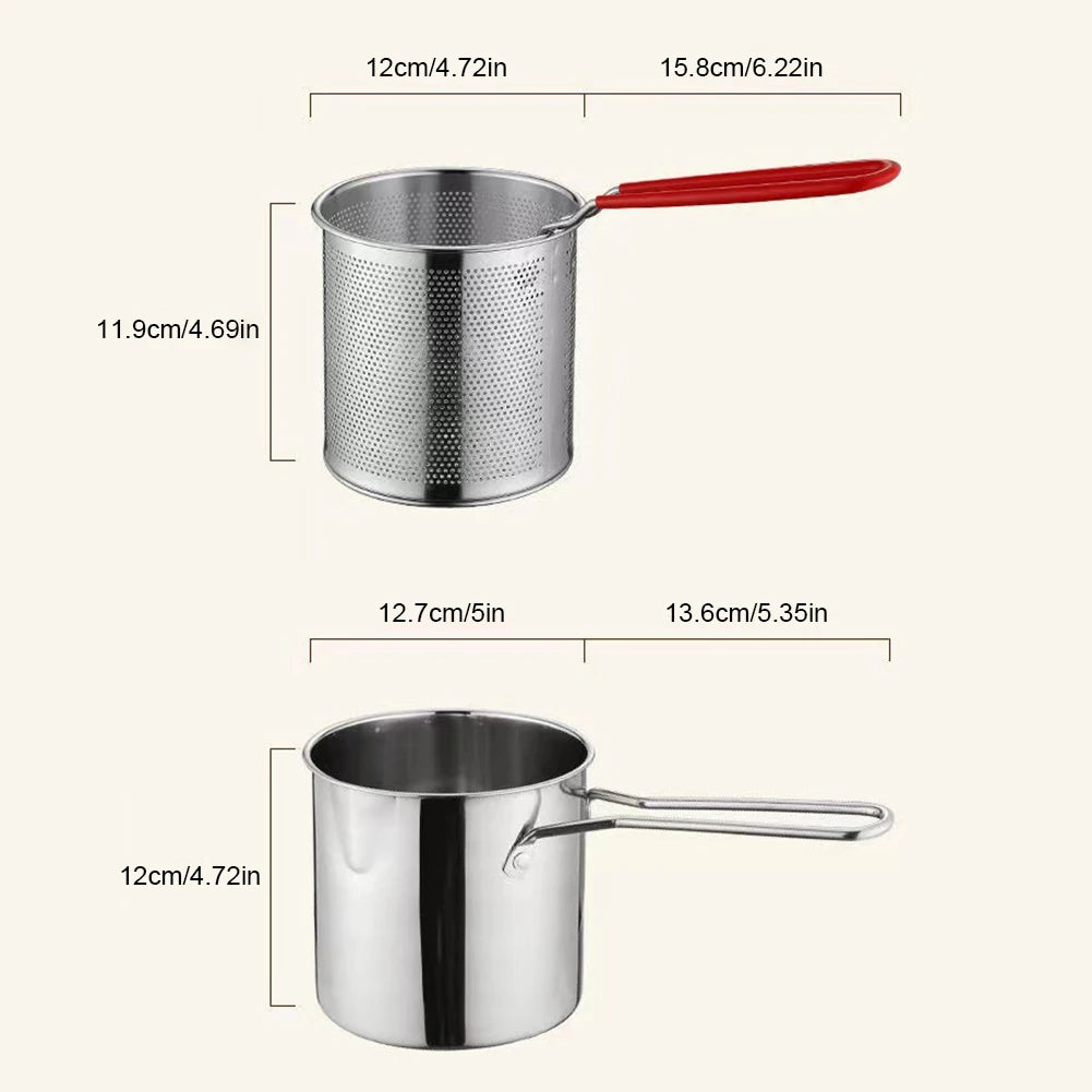 Deep Fryer Stainless Steel Frying Basket