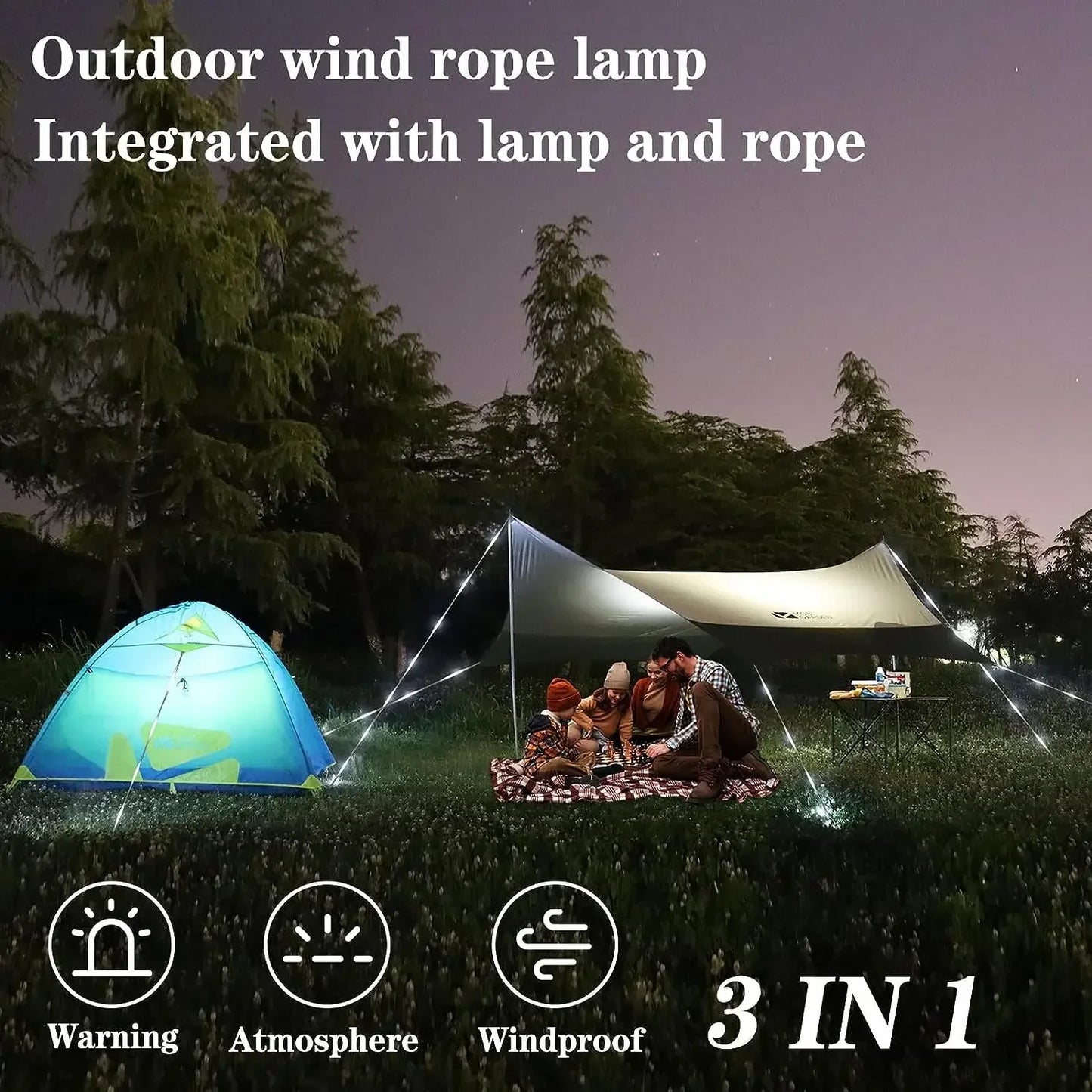 LED Camping Wind Rope
